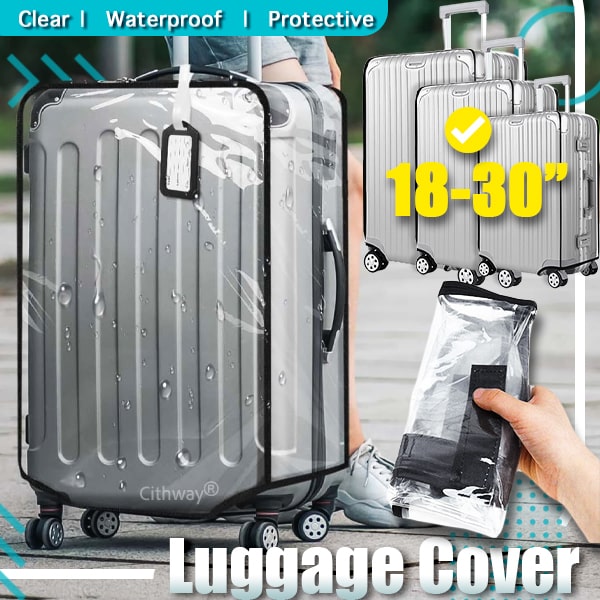 Cithway® Splash-Safe Transparent Luggage Cover