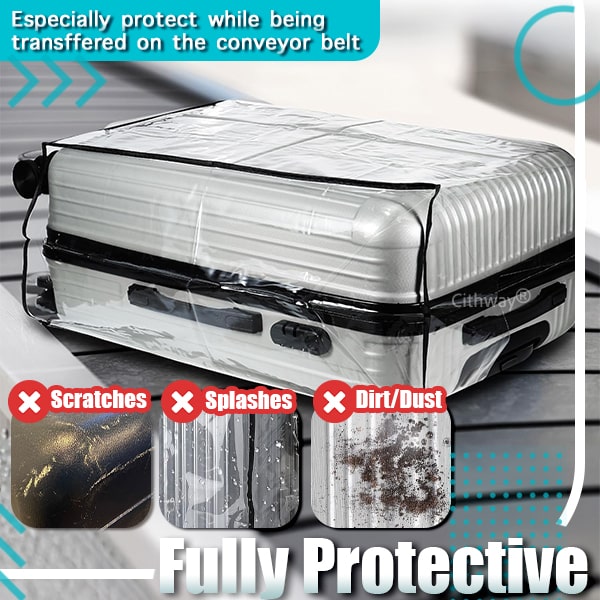 Cithway® Splash-Safe Transparent Luggage Cover