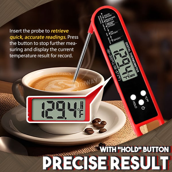 Cithway™ BBQ Instant Red Meat & Food Thermometer