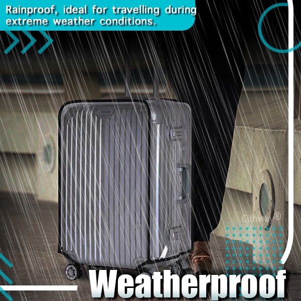 Cithway® Splash-Safe Transparent Luggage Cover