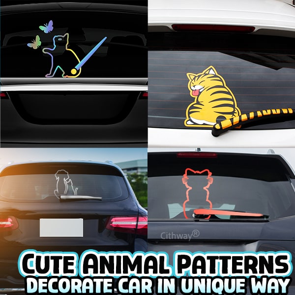 Cithway® Car Rear Wiper Funny Tail-Wagging Sticker – Usflox