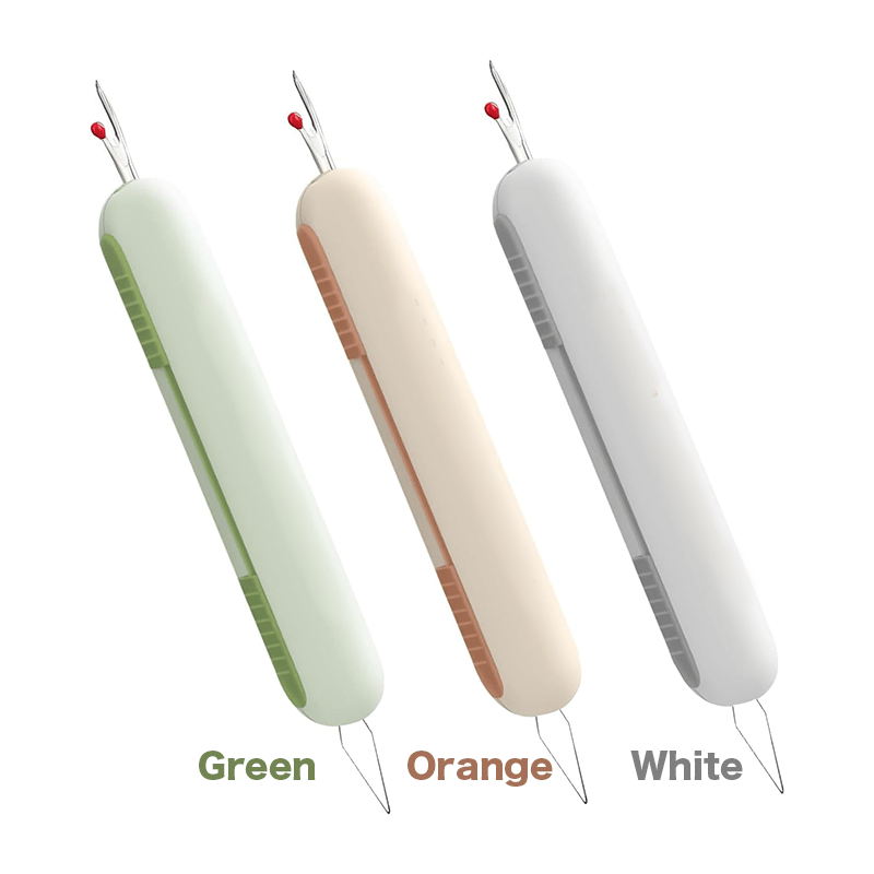 Cithway™ 2-in-1 Retractable Needle Threader Seam Ripper Tool