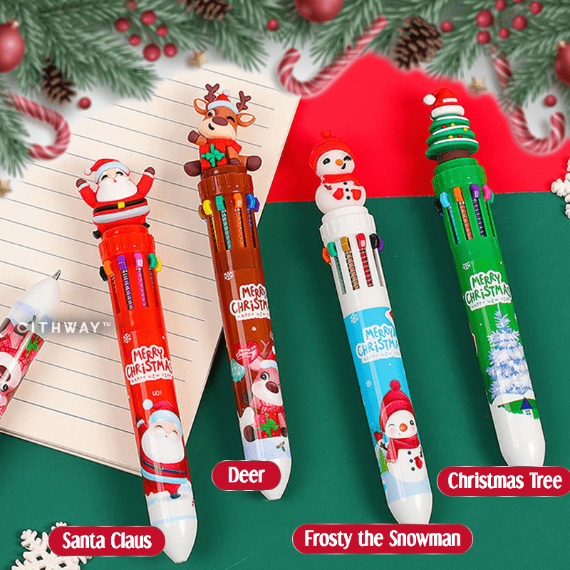 Cithway™ Fun Holiday Multi-Colored Ballpoint Pen