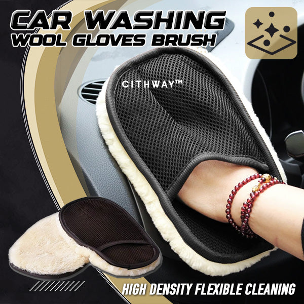 Cithway™ Car Washing Wool Gloves Brush