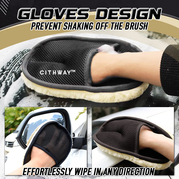 Cithway™ Car Washing Wool Gloves Brush