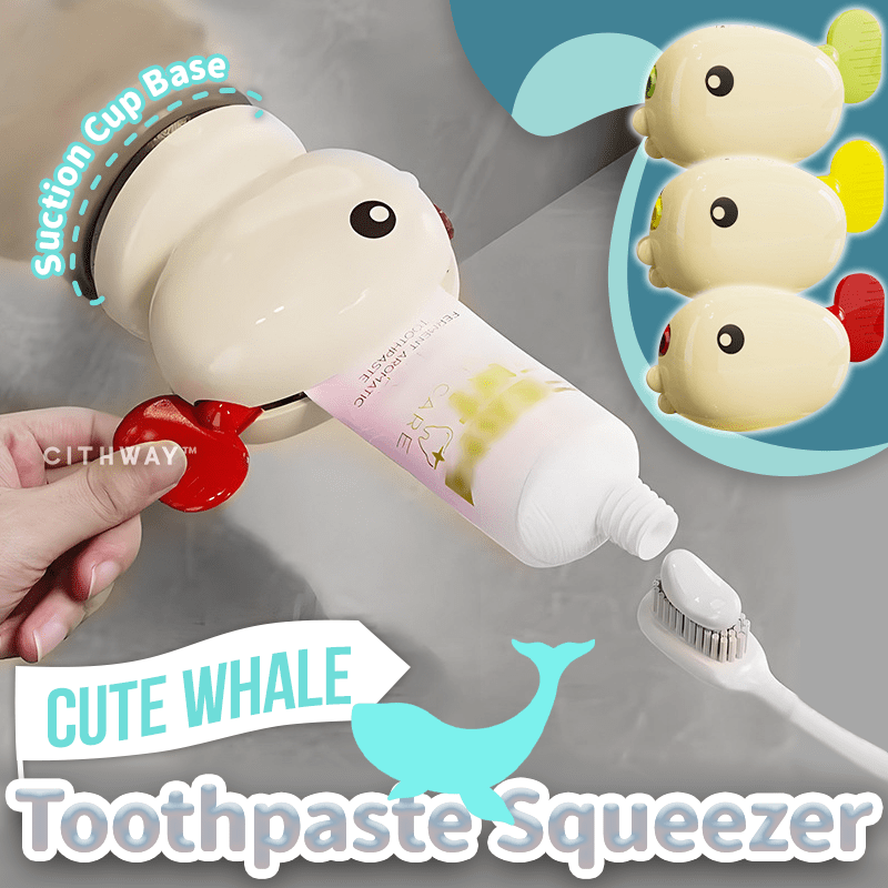 Cithway™ Cute Whale Toothpaste Squeezer With Suction Cup