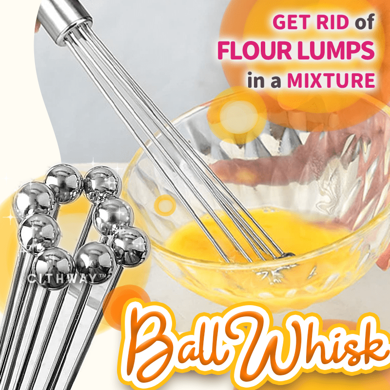 Cithway™ Multi-Purpose Baking Ball Whisk