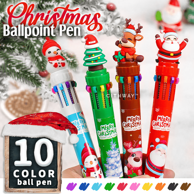 Cithway™ Fun Holiday Multi-Colored Ballpoint Pen