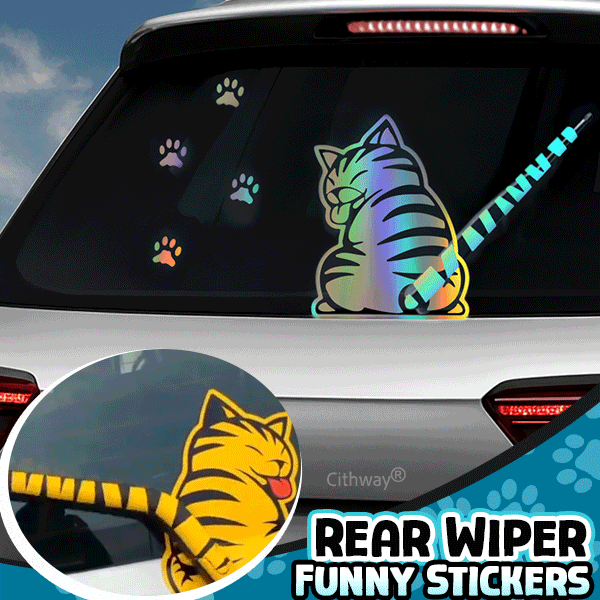 Cithway® Car Rear Wiper Funny Tail-Wagging Sticker – Usflox