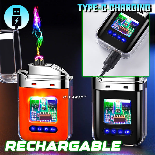 Cithway™ Windproof Dual-Arc USB Charging Lighter