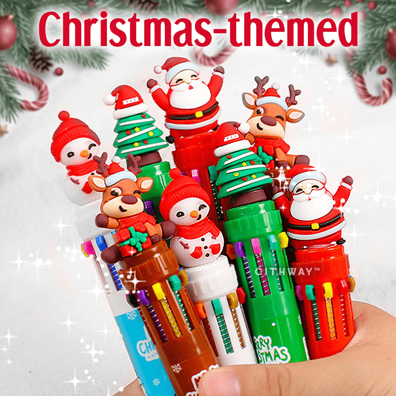 Cithway™ Fun Holiday Multi-Colored Ballpoint Pen