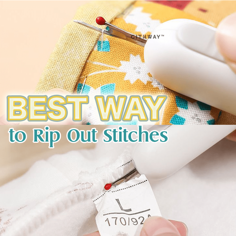 Cithway™ 2-in-1 Retractable Needle Threader Seam Ripper Tool