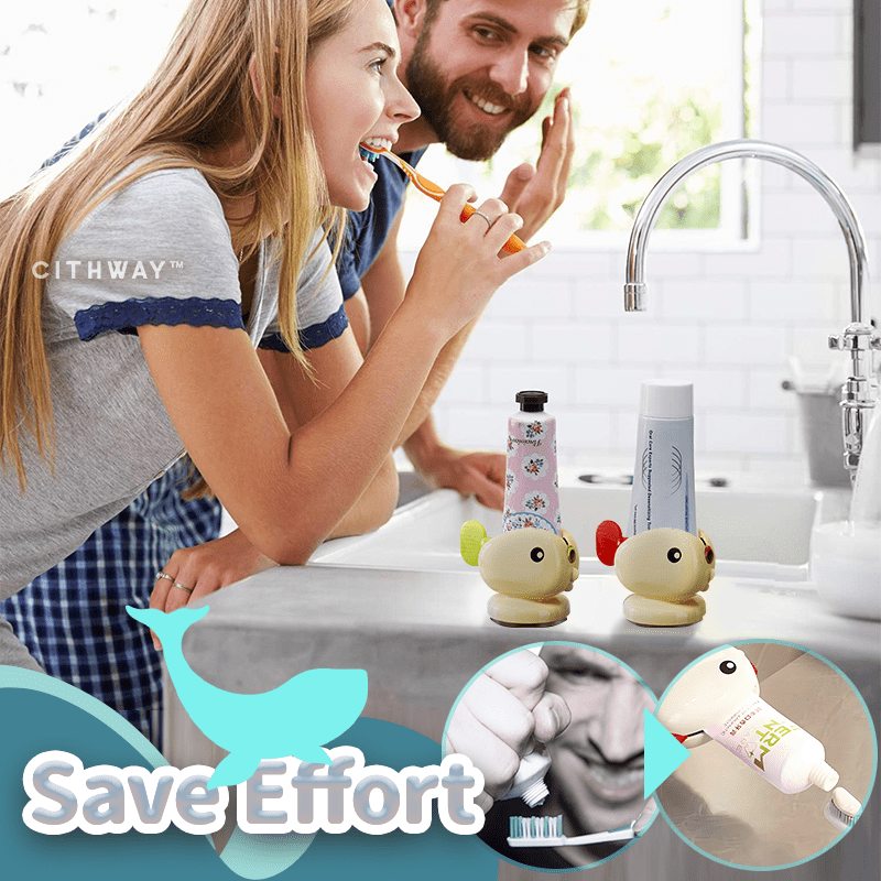 Cithway™ Cute Whale Toothpaste Squeezer With Suction Cup