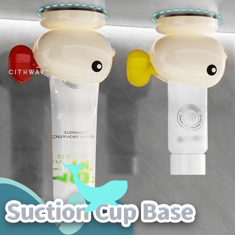 Cithway™ Cute Whale Toothpaste Squeezer With Suction Cup