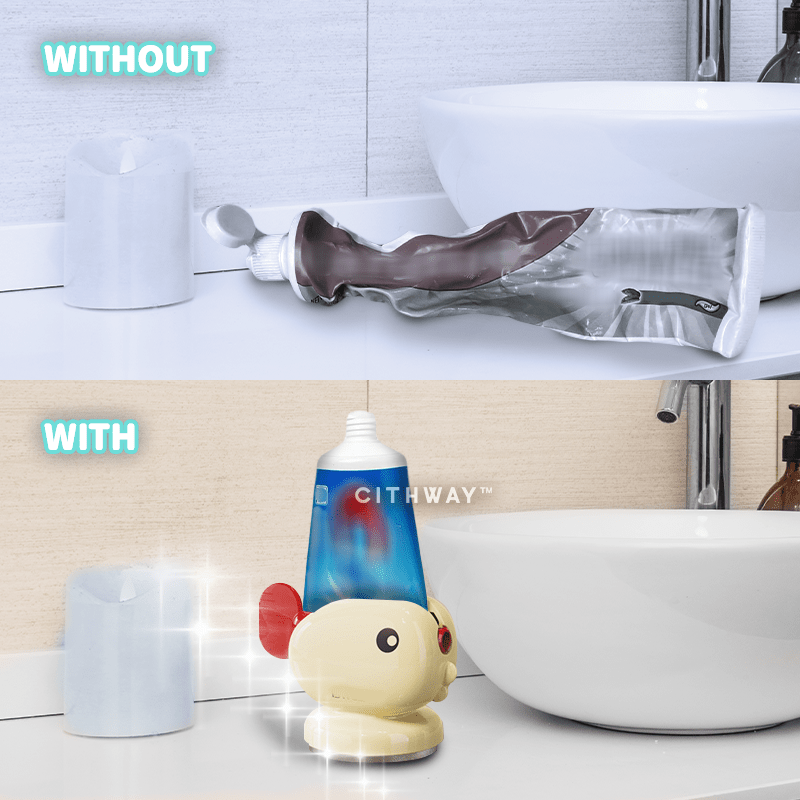 Cithway™ Cute Whale Toothpaste Squeezer With Suction Cup