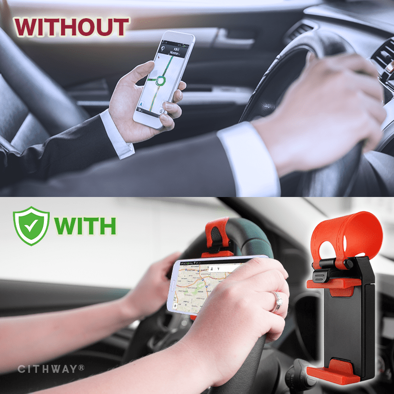 Cithway® Universal Steering Wheel Phone Mount