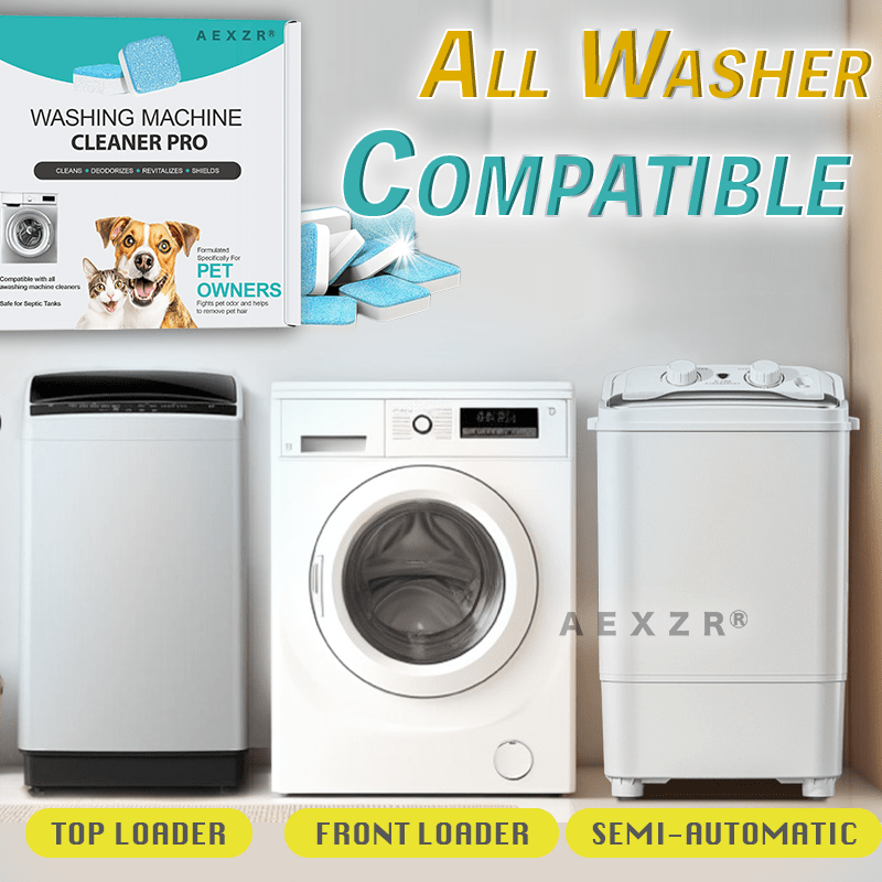Aexzr® Paw-Clean Washing Machine Gunk Buster Tablet - 1 YEAR SUPPLY