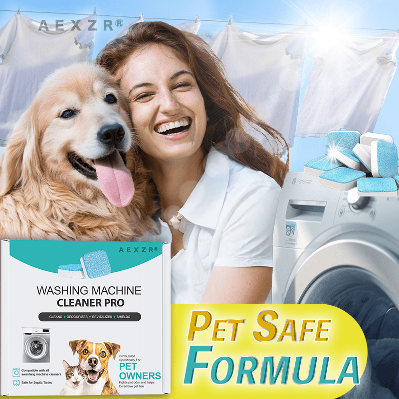 Aexzr® Paw-Clean Washing Machine Gunk Buster Tablet - 1 YEAR SUPPLY